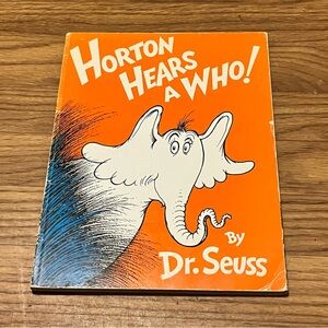 Horton Hears a Who! Book by Dr. Seuss